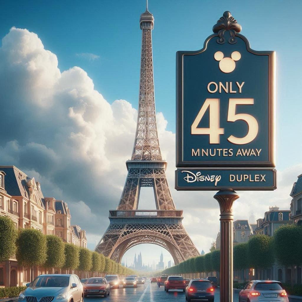 Duplex Disney Coupvray Bagian luar foto